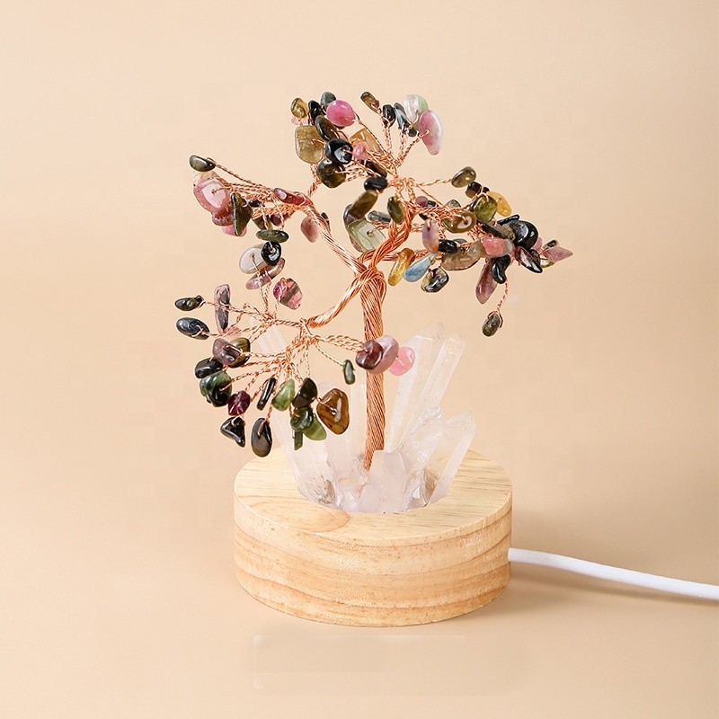 Money Tree Lamp Manufacturer - New Arrivals Natural Hand Made Amethyst Crystal Tree Light