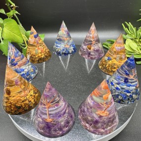 Healing Pyramid Factory - Hot Sale Natural Quartz Healing Stone Energy Generator Pyramid