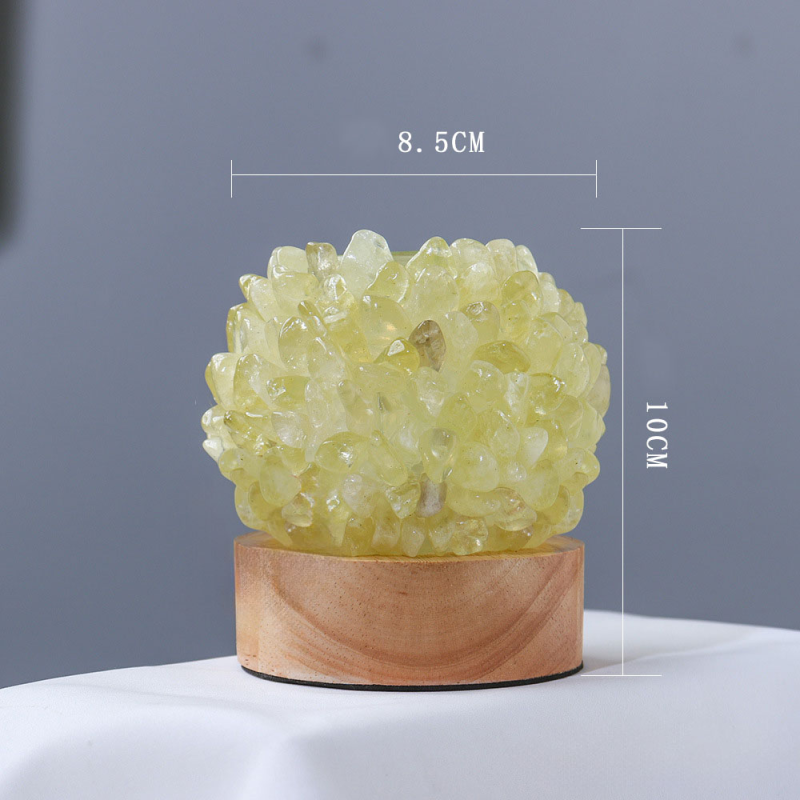 Crystal Container Supplier - Natural Rose Quartz Tumbled Stones Makeup Brush Pen Holder