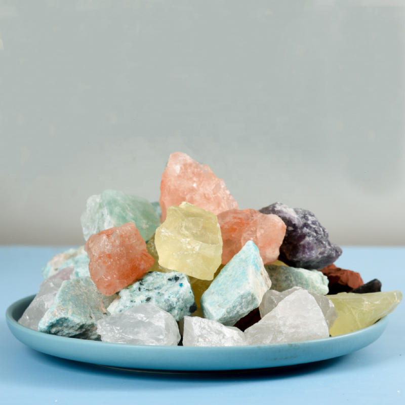 Raw Crystals Supplier - Hot Sale Natural Rose Quartz Amethyst Rock Crystal Raw Stone