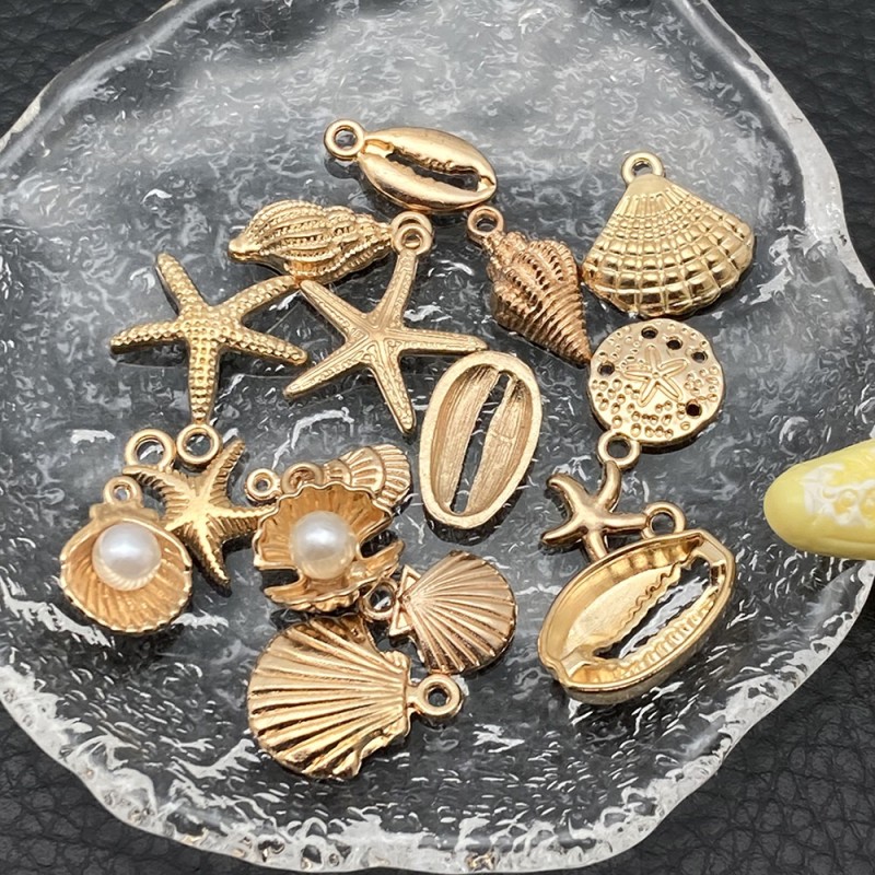 Alloy Charms Factory - KC Gold Plated Mixed 16 Styles Charms for Jewelry Making