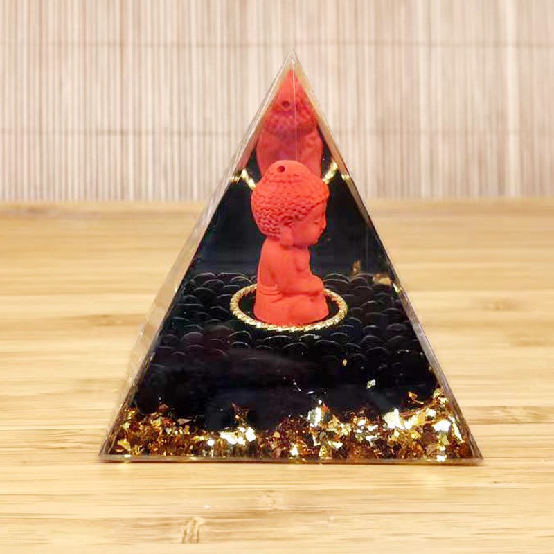 Meditation Pyramid Factory - High Quality Baby Buddha Crystal Carvings Resin Pyramid