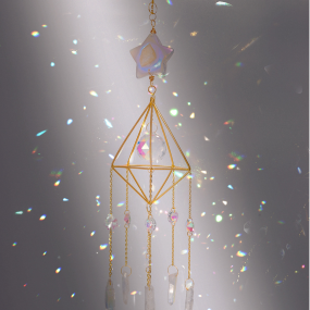 Handmade Wind Chime Manufacturer - Wholesale Gemstone Natural Crystal Hanging Sun Catcher