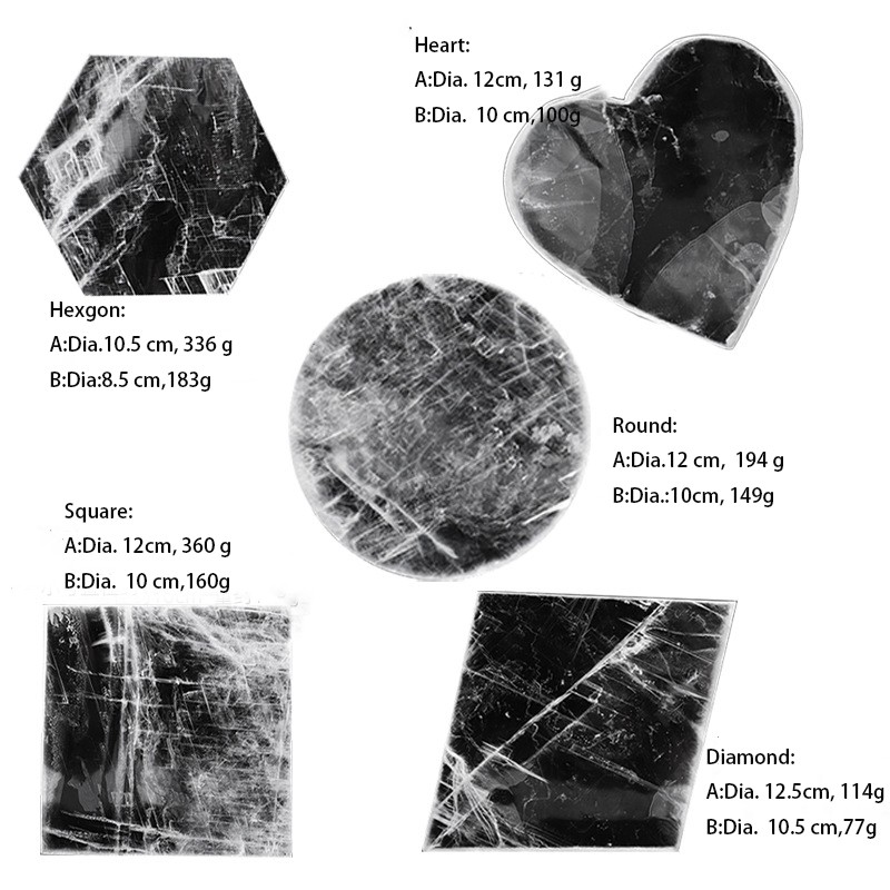 Charging Plate Supplier - Wholesale Natural Heart Round Shape Selenite Charging Plate