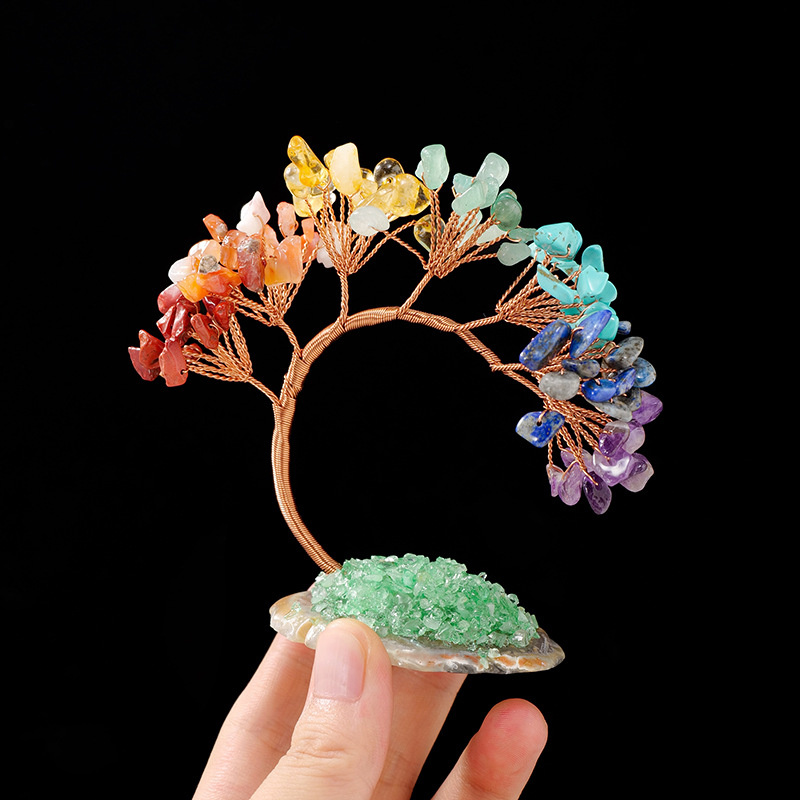 Money Tree Manufacturer - Wholesale Natural Stone Feng Shui Seven Chakra Phoenix Tail