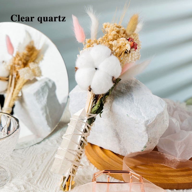 Gemstone Bouquet Manufacturer - Wholesale Natural Crystal Point Tower Wand Flower Gift