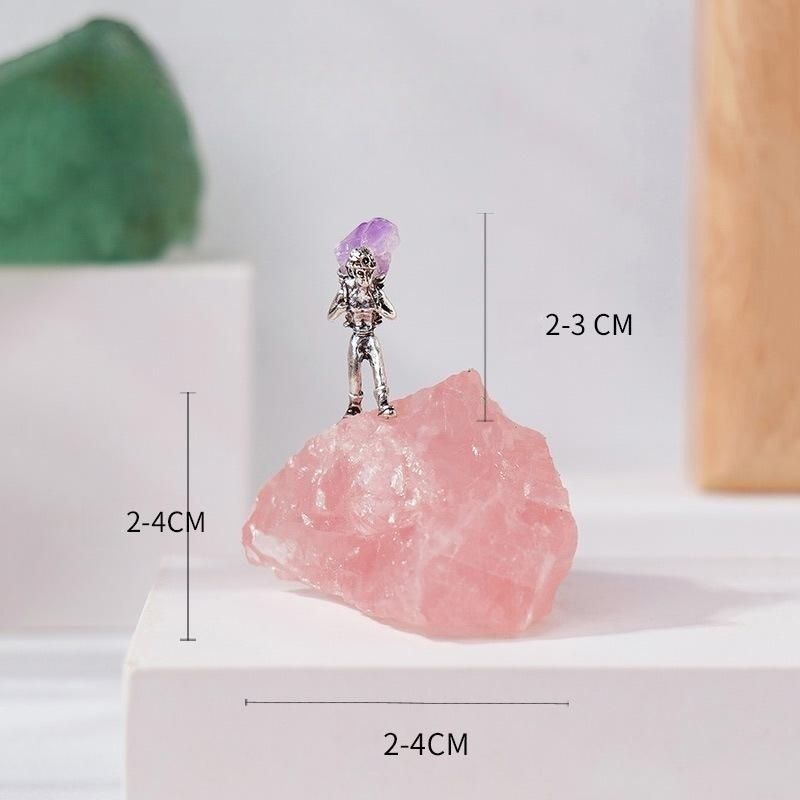 Raw Crystal Crafts Manufacturer - Copper Art Ore Specimen Amethyst Miner Natural Stone