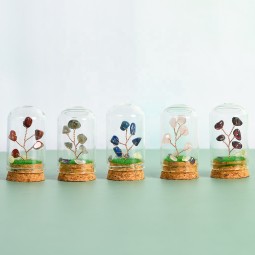 Landscape Bottle Factory - Natural Amethyst Quartz Crystal Tree Fortune Bottle Crafts