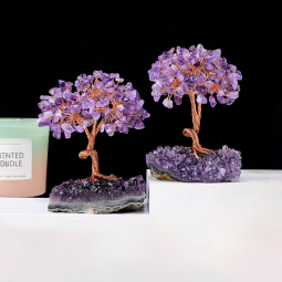 Crystal Tree Factory - Wholesale Quartz Feng Shui Amethyst Cluster Chakra Gravel Tree