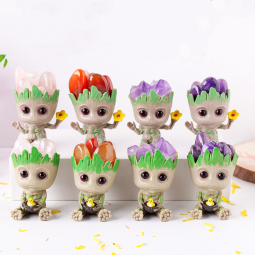 Crystal Carving Supplier - Wholesale Amethyst Cluster Clear Quartz Groot Carving Ornament