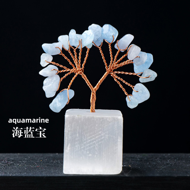 Spiritual Tree Manufacturer - Wholesale Natural White Selenite Base Crystal Tree Crafts