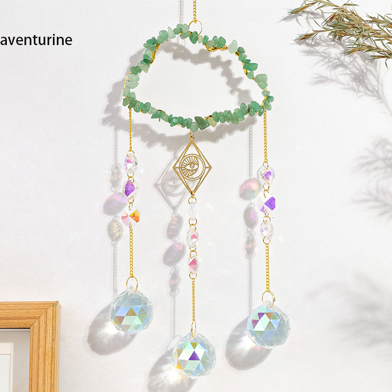 Sun Catcher Supplier - Factory Wholesale Handmade Crystal Chips Cloud Wind Chime