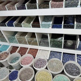 Crystal Gravel Factory - 100g Bulk Rose Quartz Amethyst Natural Healing Gemstone Chips