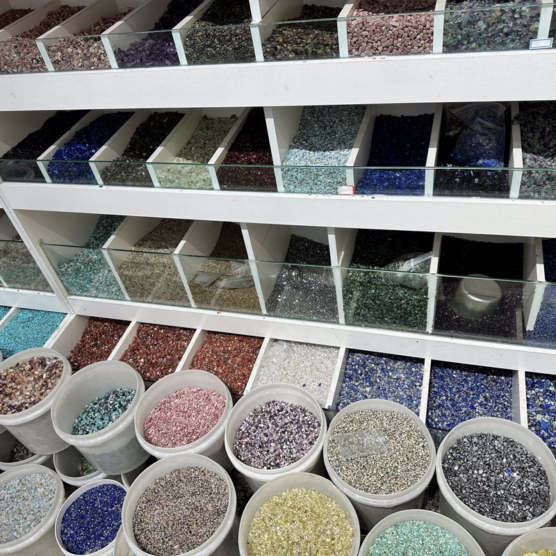 Crystal Gravel Factory - 100g Bulk Rose Quartz Amethyst Natural Healing Gemstone Chips