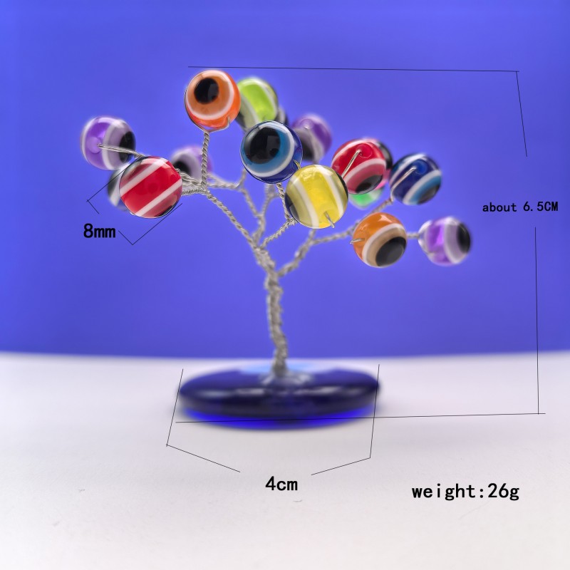 Evil Eye Tree Supplier - Devil's Eye Tree Handmade Ornament Turkish Blue Eye Tree