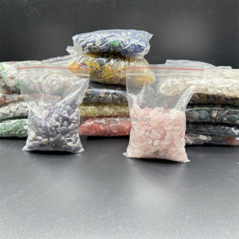 Healing Stones Supplier - Bulk Natural Rose Quartz Amethyst Crystal Chips Gem Gravel
