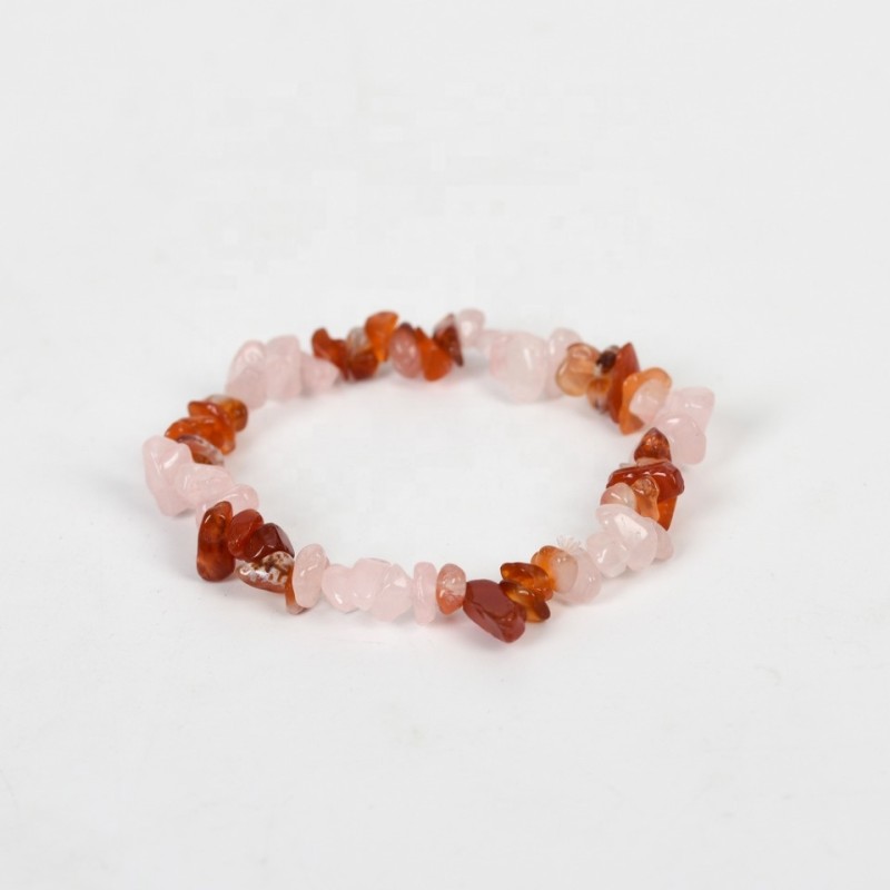 Adjustable Bracelet Manufacturer - Cheap Price Healing Mix Natural Crystal Chip Bracelets