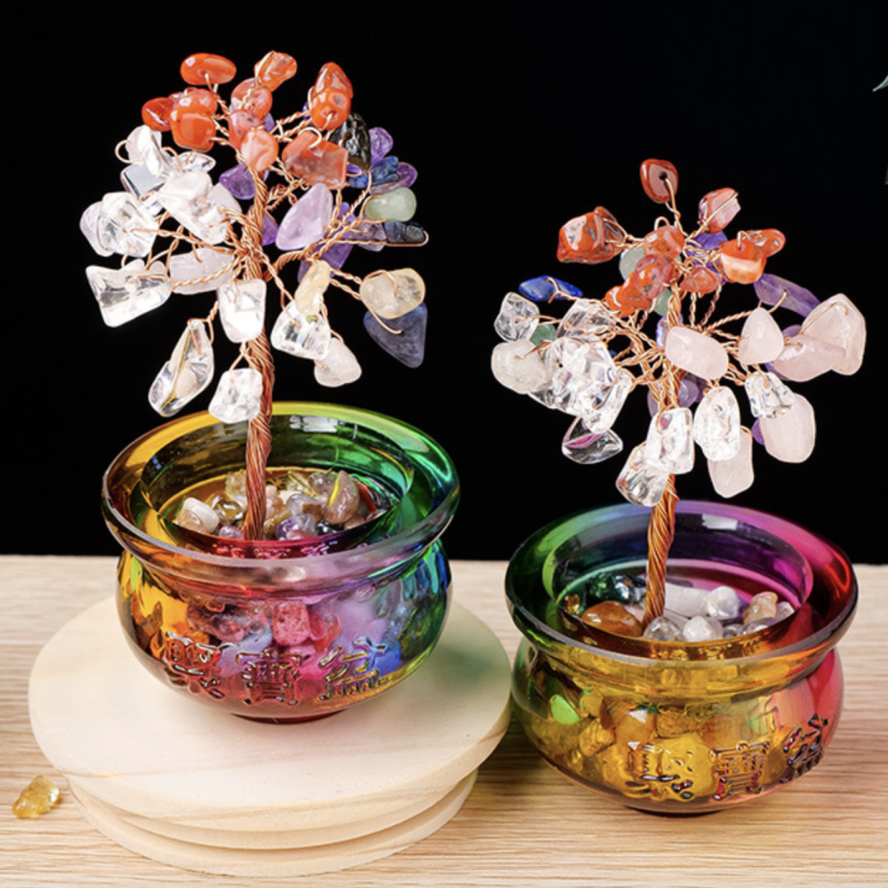 Healing Tree Manufacturer - Wholesale Handmade Quartz Crystal Chips Natural Stone Tree