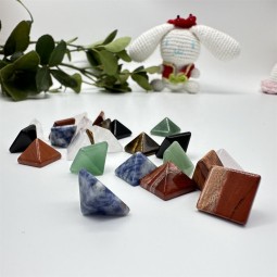 Crystal Pyramid Supplier - Natural Fengshui Rose Crystal Energy Reiki Amethyst Pyramid