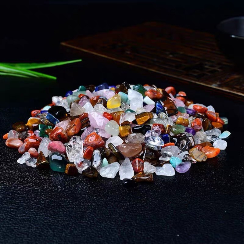 Crystal Chips Supplier - Tumbled Chips Crushed Stone Healing Reiki Polished for DIY