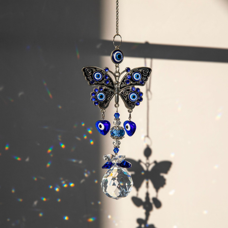 Wind Chimes Manufacturer - Fashion Handmade Evil Eye Suncatcher Hanging Sun Catcher