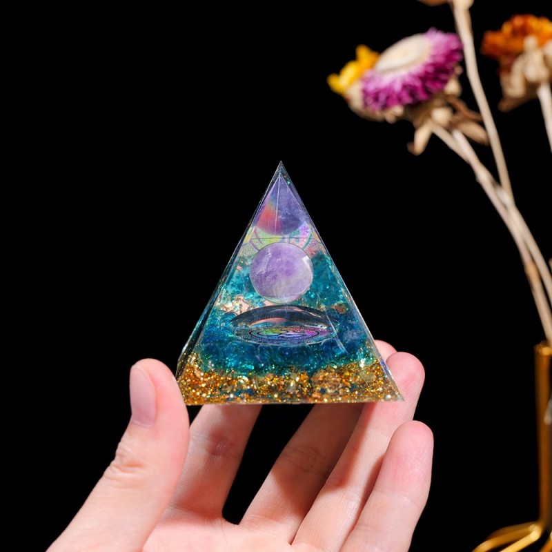 Meditation Pyramid Manufacturer - Hot Sale Healing Reiki Energy Generator Crystal Pyramid
