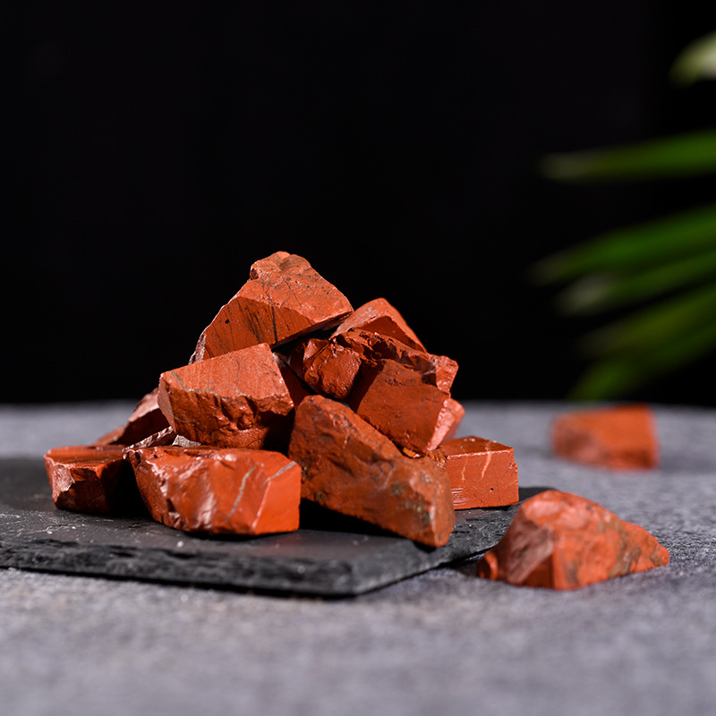 Raw Minerals Supplier - New Arrivals Natural Red Jasper Rough Stone Home Decoration