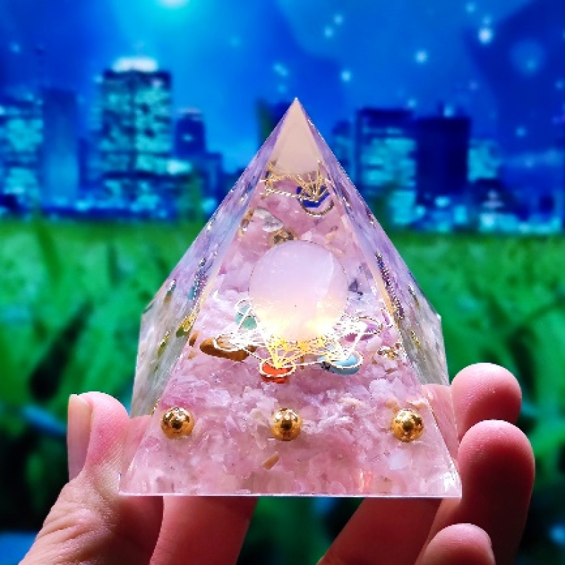 Meditation Pyramid Manufacturer - Hot Sale Healing Reiki Energy Generator Crystal Pyramid