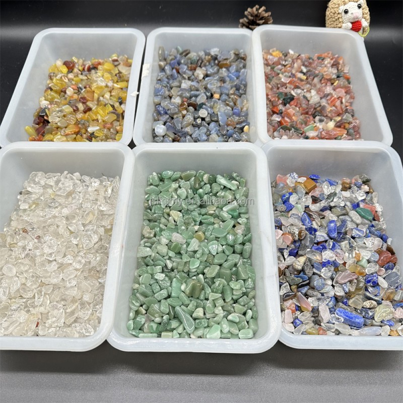 Healing Stones Supplier - Bulk Natural Rose Quartz Amethyst Crystal Chips Gem Gravel