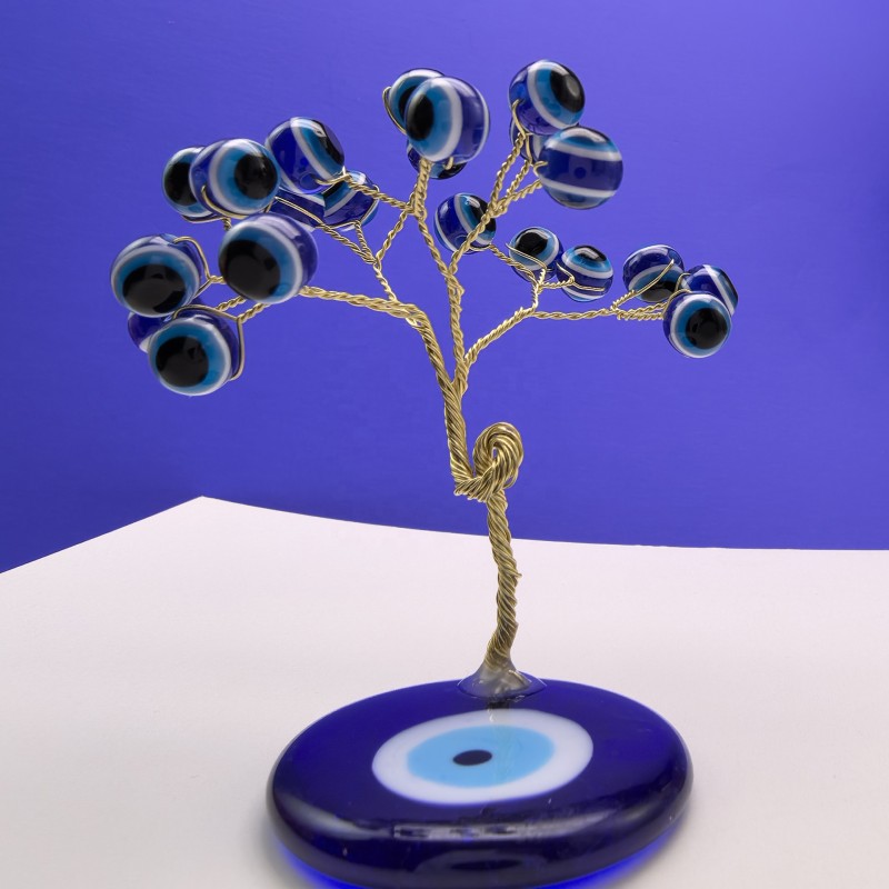 Evil Eye Tree Supplier - Devil's Eye Tree Handmade Ornament Turkish Blue Eye Tree