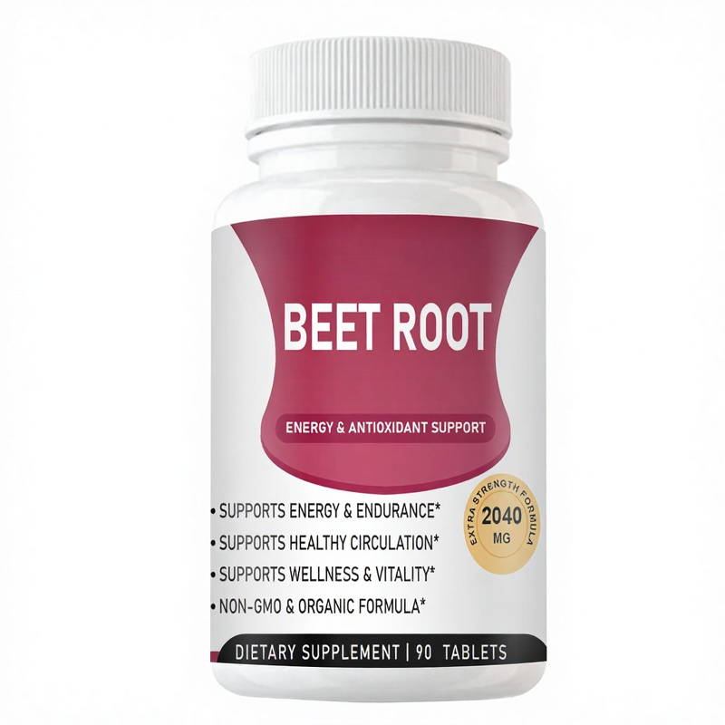 Beet Root Capsules Manufacturer - 60 Count for Immune & Muscle Support