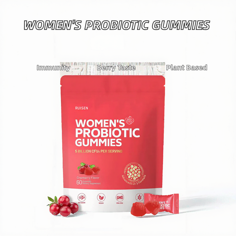 Probiotic Gummies Manufacturer - Women's Herbal Supplements for Immune Support 60 Capsules