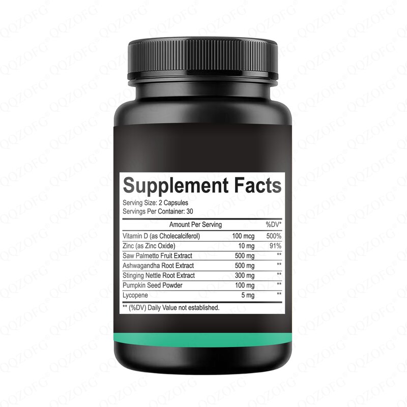 Saw Palmetto Capsules Manufacturer - 60pcs Herbal Supplement for Urinary & Prostate Health