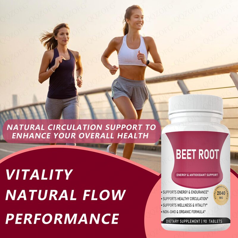 Beet Root Capsules Manufacturer - 60 Count for Immune & Muscle Support