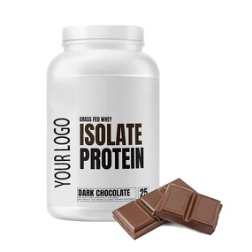 Grass-Fed Whey Protein Isolate Powder Manufacturer - Dark Chocolate Flavor, Low Fat & Carbs for Sports Nutrition
