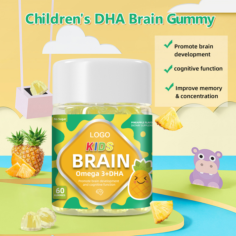 Children's Vitamins and Minerals Gummies Manufacturer - Sugar-Free Multivitamin Supplement for Brain Development
