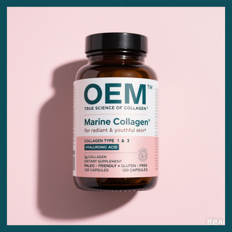 Marine Collagen Capsules Manufacturer - Hydrolyzed Type 1 & 3 for Skin Health