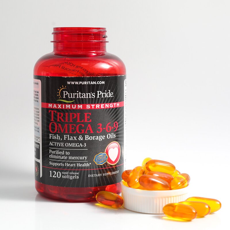 Fish Oil Capsules Manufacturer - Natural Soft Gel Supplements with Custom Brand Logo for Adults