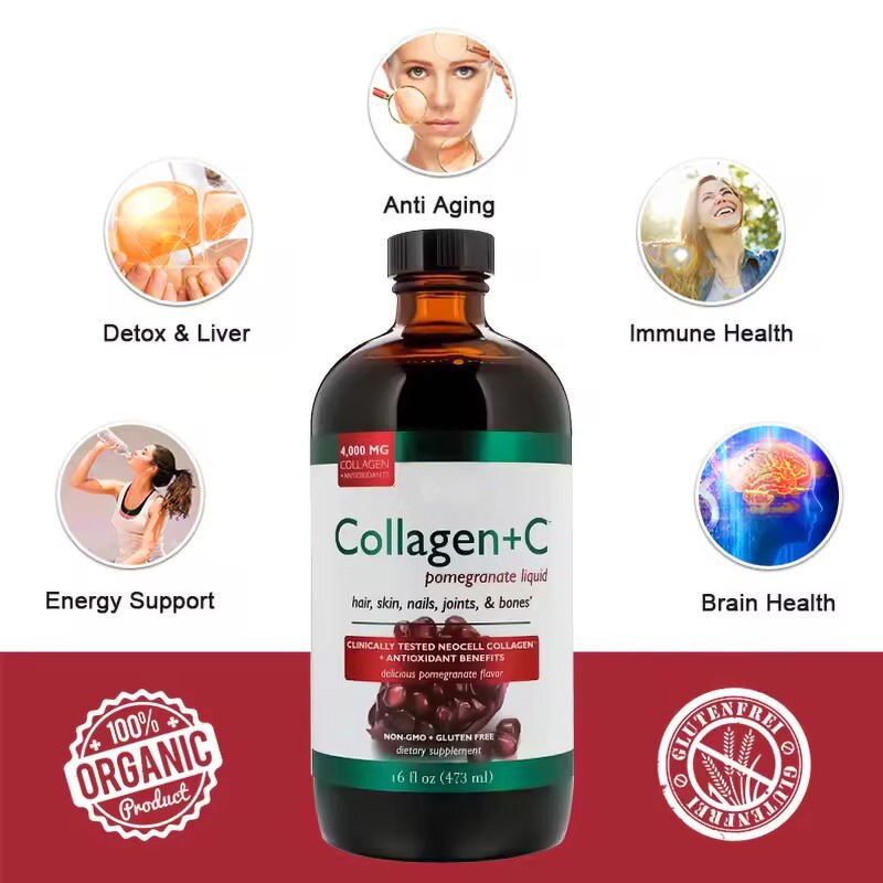 Collagen Supplement Manufacturer - Private Label Pomegranate Beauty Drink for Skin & Hair