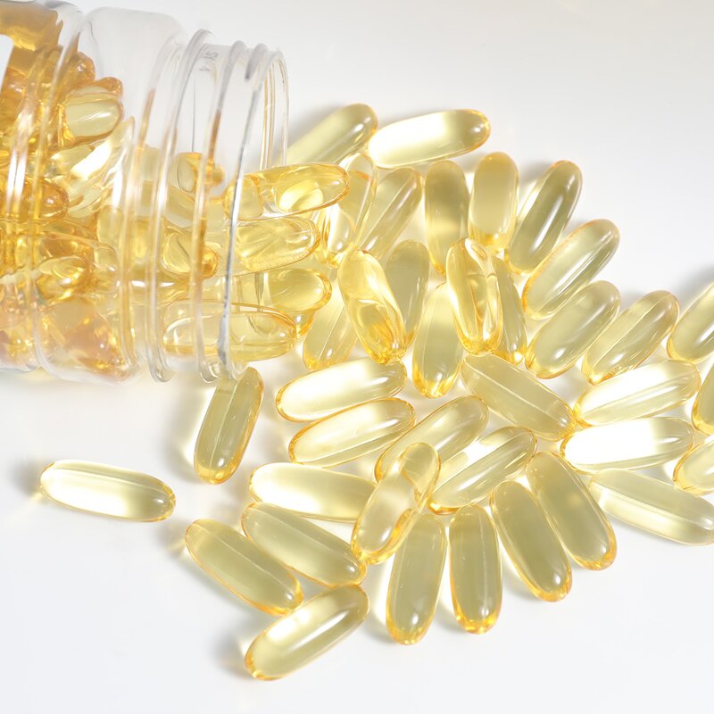 Fish Oil Soft Capsule Manufacturer - Custom Brand Logo Healthcare Dietary Supplement for Adults