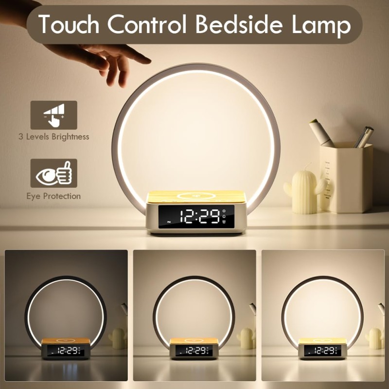 Bedside Lamp Factory - Touch Lamp with Wireless Sunrise Wake-up Light