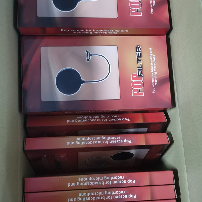 Pop Filter Supplier - Broadcast Recording Microphone Accessory