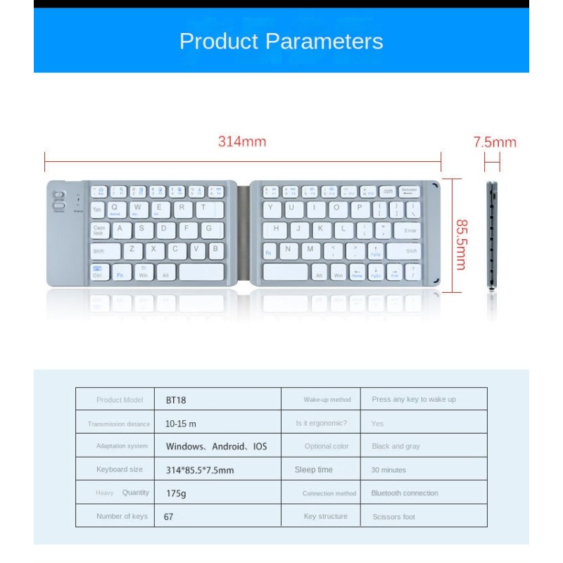 Foldable Keyboard Factory - Ultra-Slim Portable Bluetooth Keyboard