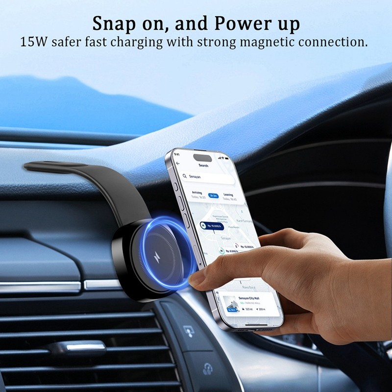 Car Charger Supplier - Magnetic Fast Charging Car Phone Holder