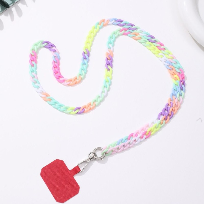 Cellphone Strap Factory - Colorful Crossbody Chain with Card Slot