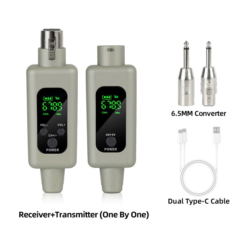 Wireless Microphone Factory - UHF XLR Transmitter Receiver System