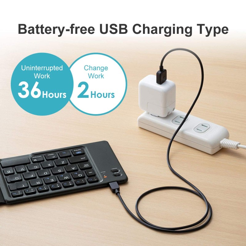 Foldable Keyboard Supplier - Rechargeable Wireless Folding Keypad