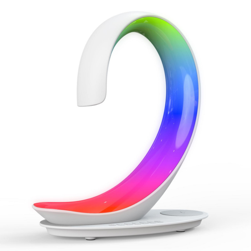 Bedside Lamp Manufacturer - 5 in 1 Swan Rgb Atmosphere Wireless Charger