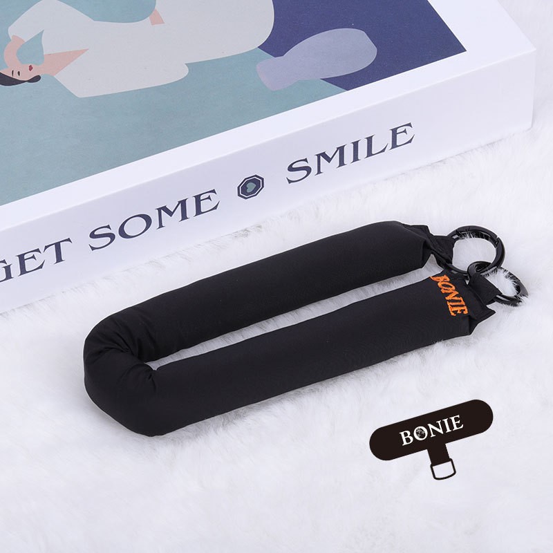 Phone Lanyard Manufacturer - Fashionable Plush Filled DIY Wrist Strap