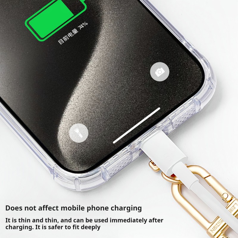 Phone Lanyard Manufacturer - 360 Rotating Metal Anti-lost Detachable Strap